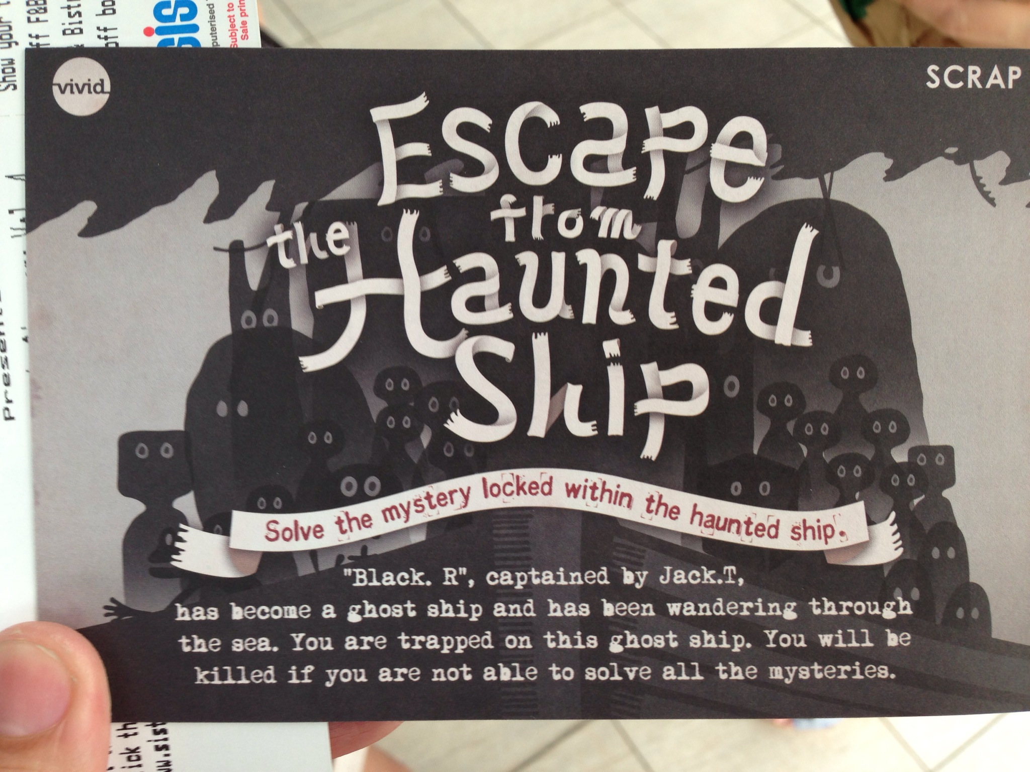 REG Singapore SCRAP: Escape from the Haunted Ship